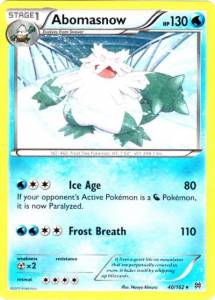 Abomasnow⁣ - BREAKthrough⁣ (Rare)⁣ [40]