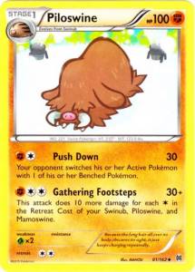 Piloswine⁣ - BREAKthrough⁣ (Uncommon)⁣ [81]