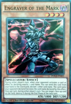 Engraver of the Mark⁣ - Dimension of Chaos⁣ (Super Rare)⁣ [SE3]