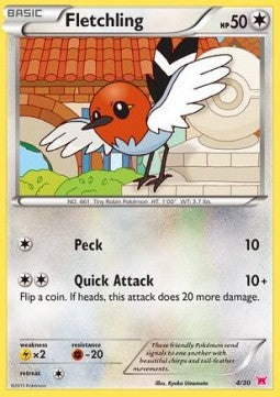 Fletchling⁣ - XY Trainer Kit: Latias & Latios⁣ (Fixed)⁣ [4A]