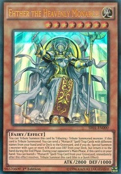 Ehther the Heavenly Monarch⁣ - Structure Deck: Emperor of Darkness⁣ (Ultra Rare)⁣ [000]