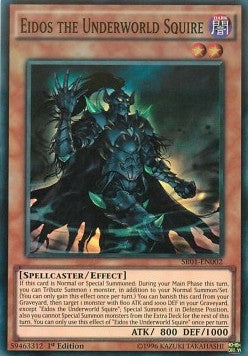 Eidos the Underworld Squire⁣ - Structure Deck: Emperor of Darkness⁣ (Super Rare)⁣ [002]