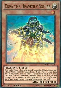 Edea the Heavenly Squire⁣ - Structure Deck: Emperor of Darkness⁣ (Super Rare)⁣ [003]