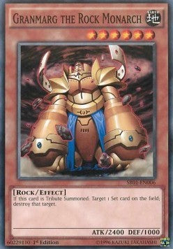 Granmarg the Rock Monarch - Structure Deck: Emperor of Darkness (Common) [SR01-006]