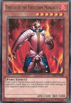 Thestalos the Firestorm Monarch⁣ - Structure Deck: Emperor of Darkness⁣ (Common)⁣ [008]