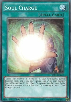 Soul Charge⁣ - Structure Deck: Emperor of Darkness⁣ (Common)⁣ [033]