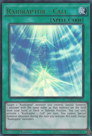 Raidraptor - Call⁣ - Wing Raiders⁣ (Ultra Rare)⁣ [025]
