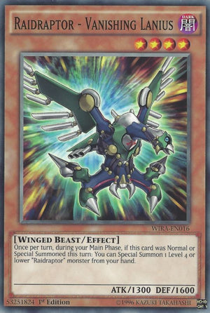 Raidraptor - Vanishing Lanius⁣ - Wing Raiders⁣ (Common)⁣ [016]