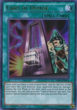 Card of Demise⁣ - Millennium Pack⁣ (Ultra Rare)⁣ [014]