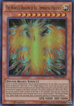 The Winged Dragon of Ra - Immortal Phoenix⁣ - Millennium Pack⁣ (Ultra Rare)⁣ [001]