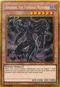Angmarl the Fiendish Monarch⁣ - Premium Gold: Infinite Gold⁣ (Gold Secret Rare)⁣ [001]