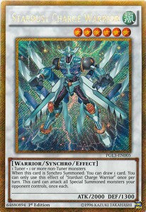 Stardust Charge Warrior⁣ - Premium Gold: Infinite Gold⁣ (Gold Secret Rare)⁣ [005]