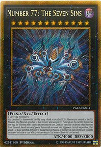 Number 77: The Seven Sins - Premium Gold: Infinite Gold (Gold Secret Rare) [PGL3-011]