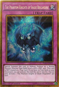 The Phantom Knights of Shade Brigandine⁣ - Premium Gold: Infinite Gold⁣ (Gold Secret Rare)⁣ [015]