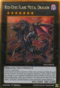 Red-Eyes Flare Metal Dragon⁣ - Premium Gold: Infinite Gold⁣ (Gold Rare)⁣ [078]