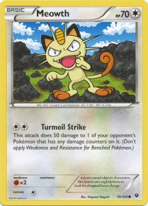 Meowth⁣ - Fates Collide⁣ (Common)⁣ [74]