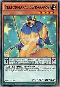 Performapal Swincobra⁣ - Starter Deck: Yuya⁣ (Common)⁣ [003]