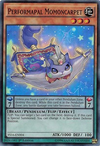Performapal Momoncarpet⁣ - Starter Deck: Yuya⁣ (Super Rare)⁣ [004]