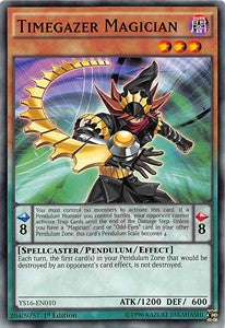 Timegazer Magician⁣ - Starter Deck: Yuya⁣ (Common)⁣ [010]