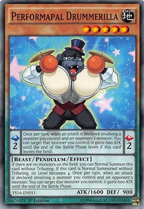 Performapal Drummerilla⁣ - Starter Deck: Yuya⁣ (Common)⁣ [011]