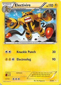 Electivire⁣ - XY Trainer Kit: Pikachu Libre & Suicune⁣ (Fixed)⁣ [P-25]