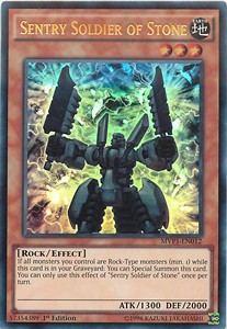 Sentry Soldier of Stone (V.1 - Ultra Rare)⁣ - The Dark Side of Dimensions Movie Pack⁣ (Ultra Rare)⁣ [012]