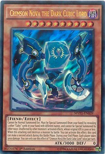 Crimson Nova the Dark Cubic Lord (V.1 - Ultra Rare)⁣ - The Dark Side of Dimensions Movie Pack⁣ (Ultra Rare)⁣ [039]