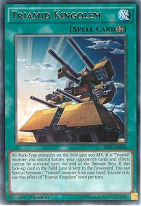 Triamid Kingolem⁣ - The Dark Illusion⁣ (Rare)⁣ [064]