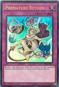 Premature Return⁣ - The Dark Illusion⁣ (Ultra Rare)⁣ [077]