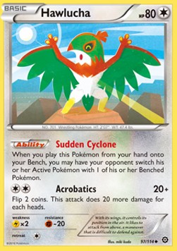 Hawlucha⁣ - Steam Siege⁣ (Uncommon)⁣ [97]