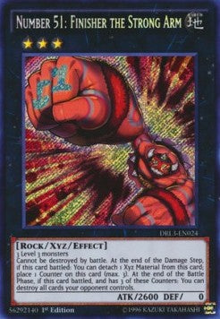 Number 51: Finisher the Strong Arm - Dragons of Legend: Unleashed (Secret Rare) [DRL3-024]