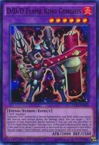 D/D/D Flame King Genghis⁣ - 2016 Mega-Tins⁣ (Super Rare)⁣ [005]