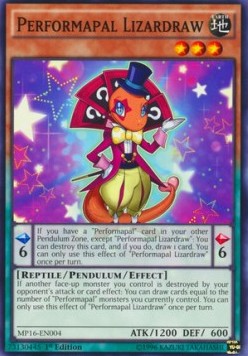 Performapal Lizardraw⁣ - 2016 Mega-Tin Mega Pack⁣ (Common)⁣ [004]