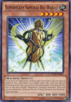 Superheavy Samurai Big Waraji⁣ - 2016 Mega-Tin Mega Pack⁣ (Common)⁣ [006]