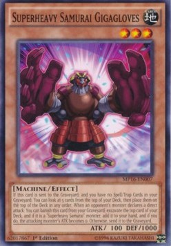 Superheavy Samurai Gigagloves⁣ - 2016 Mega-Tin Mega Pack⁣ (Common)⁣ [007]