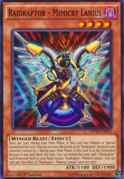 Raidraptor - Mimicry Lanius⁣ - 2016 Mega-Tin Mega Pack⁣ (Common)⁣ [015]