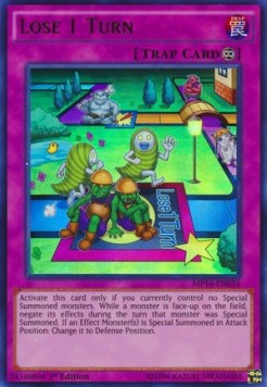 Lose 1 Turn⁣ - 2016 Mega-Tin Mega Pack⁣ (Ultra Rare)⁣ [034]