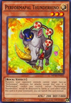 Performapal Thunderhino⁣ - 2016 Mega-Tin Mega Pack⁣ (Common)⁣ [045]