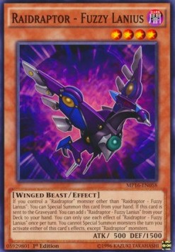 Raidraptor - Fuzzy Lanius⁣ - 2016 Mega-Tin Mega Pack⁣ (Common)⁣ [058]