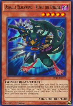 Assault Blackwing - Kunai the Drizzle⁣ - 2016 Mega-Tin Mega Pack⁣ (Rare)⁣ [119]