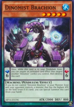 Dinomist Brachion⁣ - 2016 Mega-Tin Mega Pack⁣ (Common)⁣ [196]
