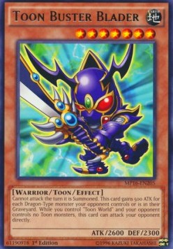 Toon Buster Blader - 2016 Mega-Tin Mega Pack (Rare) [MP16-205]