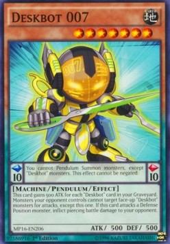 Deskbot 007⁣ - 2016 Mega-Tin Mega Pack⁣ (Common)⁣ [206]
