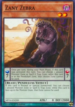 Zany Zebra⁣ - 2016 Mega-Tin Mega Pack⁣ (Common)⁣ [209]