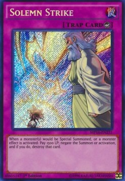Solemn Strike⁣ - 2016 Mega-Tin Mega Pack⁣ (Secret Rare)⁣ [231]