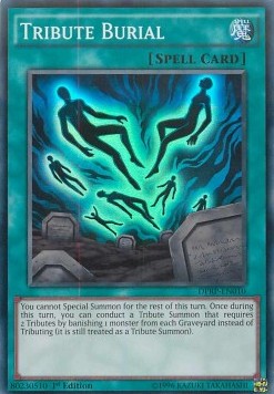 Tribute Burial⁣ - Duelist Pack: Rivals of the Pharaoh⁣ (Super Rare)⁣ [010]