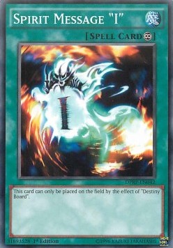 Spirit Message "I"⁣ - Duelist Pack: Rivals of the Pharaoh⁣ (Common)⁣ [042]