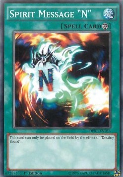 Spirit Message "N" - Duelist Pack: Rivals of the Pharaoh (Common) [DPRP-043]