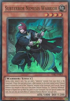 Subterror Nemesis Warrior (V.2 - Super Rare)⁣ - The Dark Illusion⁣ (Super Rare)⁣ [SE3]