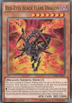 Red-Eyes Black Flare Dragon⁣ - Legendary Decks II⁣ (Common)⁣ [J02]